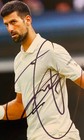 Novak Djokovic Signed 8x10 Photo Full Sig  Wimbledon Us   French Open W  Jsa Coa