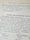 Original 1894 Train Report Ulster   Delaware Railroad Stamford Rondout New York