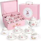 Porcelain Tea Set For Girls  Tea Party Set For Little Girls  Kids Tea Set Kit   
