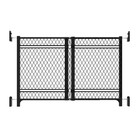 Durable Indoor Outdoor Dog Baby Gate Adjustable Safety Barrier Easy Installation