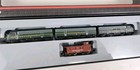 Marklin Mini-club 88321 Pennsylvania Rr F7a-b-a Diesel With Caboose Z Scale Set 