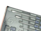 Snap On Tools New Sgdx120bmb 12pc Power Blue Soft Grip Combo Screwdriver Set Usa