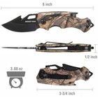 Mossy Oak Pocket Folding Blade Knife Tactical Survival Rescue Knife Open Assist