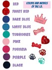 Custom Engraved Personalized Pet Tag Id Dog Cat Name Tags Puppy Material Acrylic