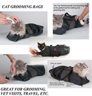 Top Performance Cat Grooming Nail Clip Bath Travel Bag No Bite Scratch Restraint