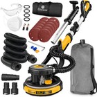 Drywall Sander 780w Powerful Electric Dustless Wall Sander vacuum Attachment Kit
