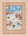 Persian Empire Miniature Art Handmade Indo Islamic Middle Eastern Folk Painting