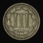 1881 3c Three Cent Nickel - Free Shipping Usa