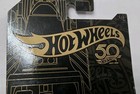 2017 Set Of 5 Hot Wheels 50th Anniversary Series Black Card Mib