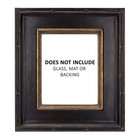Museum Plein Aire Ornate Picture Frame - 9x12  Antique Black W gold Oil Paint   