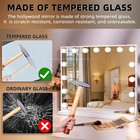Vanity Mirror With Lights  Hollywood Lighted Makeup Mirror With 15 Led Bulbs 