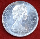 1966 Canada Dollar 80  Silver Coin Cad55