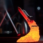 3d Printed Rocket Lamp Led Night Light Novelty Unique Gift Collectible Ornament
