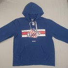 Vintage Rochester Americans Amerks Hoodie Sweatshirt Mens Medium Reebok Ahl