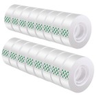 Clear Transparent Tape Rolls 3 4  X 1000  Dispenser Refill 16 Tape Rolls Scotch 