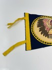 Vintage Cadillac Michigan 26   Felt Pennant Flag Indian Chief Patch