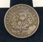 1832 Canada 1 Penny Nova Scotia King George Iv  20455