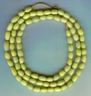 African Trade Beads Vintage Antique Venetian Old Glass Chevron Melon Bead