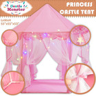 Enchanting Princess Castle Play Tent For Girls With Star Lights  Includes Bonus