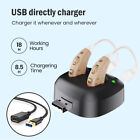 1 Pair Of Digital Hearing Aid Severe Loss Rechargeable Invisible Bte Ear Aids Us