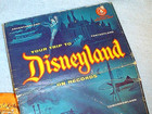 Vintage 1950 s Trip To Disneyland On Records w giant 42   Panorama Of Disneyland