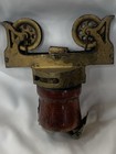 Antique Wire Line Cash Wood   Cast Carrier Trolley No Name