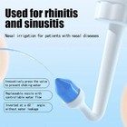 500ml Nasal Wash Neti Pot Nose Cleaner Bottle Irrigator Sinus Rinse Child Adult