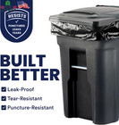 Plasticplace 95-96 Gallon Heavy Duty Trash Bags  Garbage Bags  Puncture-resistan