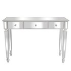 3-drawer Mirrored Modern Style Dressing Table Entryway Table 41 73 14 96 29 92in