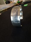  819-vintage Sterling Silver 925 Harley Davidson Cuff-nice