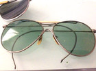 1940 s Antique Ray Ban Aviator Pilot Sunglasses Bakelite Crossbar Round Ear 2pr