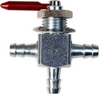 Fuel Shut Off Valve Two-way Scag 2-way 1 4  Barbs Steel Fuel Oil Gas Petcock In 