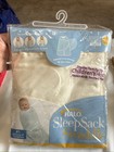 Halo Sleepsack Swaddle Fleece Cream Baby Blanket 100  Cotton Birth-3mo New