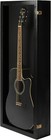 Guitar Display Case 46  Acoustic Black Usa Wood Cabinet Wall Electric Shadow Box