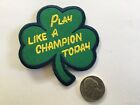 Notre Dame   Fightin  Irish  Vintage Embroidered Iron On Patch 3   