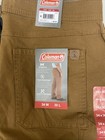 Coleman Men s Utility Work Pant Tear Resistant Assorted Sizes 2 Colors Nwt