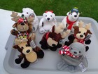 Coca-cola Bean Bag Plush 4 -gourmand The Moose And 3 Polar Bears All W tags-look