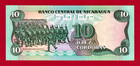 Nicaragua 10 Cordobas 1985 Unc Note Sign  J  C  Chamoro   L  E  Figueroa  P-151a
