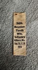 1919 24th Reunion 10th Wisconsin Infantry Civil War Veterans Ribbon