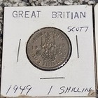 Lot Of 10 Vintage Great Britain Shilling Coins 1949 1951 1953 1954 1955 1956 195