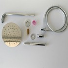 Oval Shower Kit 1 Complete With Shower Head And Mixer With Diverter 007