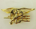 30pcs U s  Navy Seals Special Warfare Badge Pins Us Navy Seal Trident Badge Pin