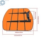 Orange Universal Tuff Top Tractor Canopy 52  X 52  For Rops 2  X 2  Or 2  X 3 
