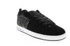 Dc Courtt Graffik Sq  Mens Black Nubuck Skate Inspired Sneakers Shoes 12