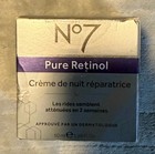 No7 Pure Retinol Night Repair Cream 50ml   1 69 Fl Oz New