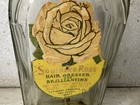Antique Pat 1886 Glass Bottle With Pump Southern Rose Hair Dresser Eau Claire Wi
