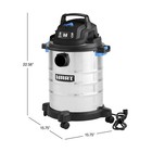 Hart 6 Gallon 5 Peak Hp Stainless Steel Wet dry Vac W  Bonus Car Cleaning Kit