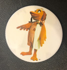 Button Pin Mcdonalds Ducky Bird Mascot Character Restaurant Vintage Gift
