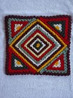 Vtg Hand Crocheted Placemats Granny Core Kitchen Mcm Table Topper Geometric   4 