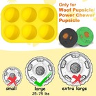 6-cavity Silicone Dog Treat Mold  Reusable Pupsicle Maker For Large 25-75lbs
